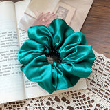 Daiiibabyyy Women Hair Bun Stain Scrunchies Hair Claw Horsetail Buckle Hair Clip Bird Nest Expanding Female Ponytail Holder Hair Accessories