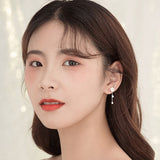 New Trendy Shell Cherry Flower Earrings Simple Design for Women Fashion Jewelry Wedding Party Gift S925 Stamp daiiibabyyy
