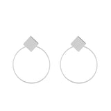2021 New Fashion Simple Earrings For Women Exaggerated Wild Stone Geometric Shapes Marble Jewelry Gifts Banquet Girls daiiibabyyy