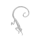 Neogoth Cute Dinosaur Cat Clip on Earrings Ear Cuff Earrings for Women Orecchini Ear Wrap Earcuff Boucle D'oreille Clip Skeleton daiiibabyyy