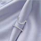 Korean Trendy Nail Ring Metal Line Thin Gothic Rings for Women  Daily Fashion Jewelry daiiibabyyy