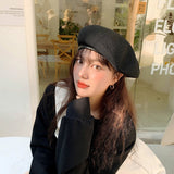 Summer Fashion Beret Hat Women Flat Cap Hats Lady Girl Berets Hat Bone Female Franch Style 90 s Girls Painter Hat daiiibabyyy