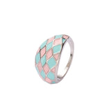 Lost Lady New Fashion Trend Two-Tone Ladies Ring With The Same Birthday Gift Alloy Jewelry Wholesale Direct Sales daiiibabyyy