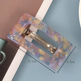 Fashion Acetate Geometric Hair Clips for Women Girl Headband Sweet Hairpins Large Size Hairclip Long Barrettes Hair Accessories daiiibabyyy