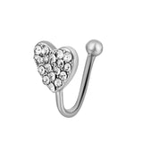 Popular 1 pc Stainless Steel Painless Ear Clip Earrings For Men/Women Punk Gold Silver Non Piercing Fake Earrings Jewelry Gift daiiibabyyy