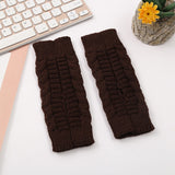Women Half Finger Knitting Gloves for Woman Winter Soft Warm Knitting Arm Work Glove Soft Warm Mittens Fingerless Girl Gloves daiiibabyyy