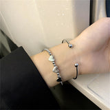 South Korean creative design feeling heart-shaped bracelet, retro cute girl fashion woman bracelet 2022 new jewelry daiiibabyyy