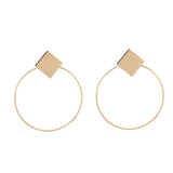 2021 New Fashion Simple Earrings For Women Exaggerated Wild Stone Geometric Shapes Marble Jewelry Gifts Banquet Girls daiiibabyyy