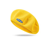 Women Girls Beret French Artist Summer  Spring Beanie Hat Retro Mesh  Plain Beret Solid Color Elegant Ladies Flat Top Caps daiiibabyyy