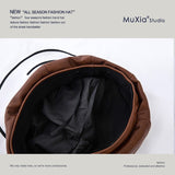 2022 PU Leather Beret Hat Women Flat Cap Hats Lady Girl Berets Hat Bone Female Franch Style 90 s Girls Painter Hat daiiibabyyy