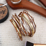 17KM Fashion Multi-layer Leather Bracelet For Women Man Vintage Gold Sliver  Couple Friendship Bracelets & Bangles Gift jewelry daiiibabyyy