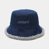 Plus velvet Bucket Hat Man Women Winter Outdoor Sports Hip Hop Cap Cotton Fishing Sun Hat Panama For Girls and Boys daiiibabyyy