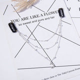 Daiiibabyyy New Chain Hairpins for Women Shell Pearl Butterfly Tiara Tassel Hair Clips Barrettes Braided Headband Ponytail Hair Accessories