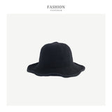 Spring and Summer Knitted fisherman hat Female Breathable Casual Bucket Hat solid color Hollow out hat daiiibabyyy
