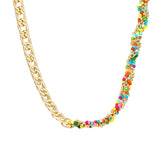 Lost Lady New Style Fashion Chain Rice Beads Ladies Necklace With The Same Paragraph Birthday Gift Necklace Jewelry Wholesale daiiibabyyy