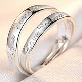 Classic Couple Rings For Men Women CZ Stone Trendy Wedding Lovers' Ring Jewelry Romantic Valentine's Day Present Ring Accessory daiiibabyyy