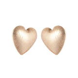 Love Heart Stud Earrings for Women Jewelry Gold & Silver Color orecchini brincos Women's aretes de mujer modernos Gothic Earring daiiibabyyy