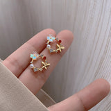 2021 New Temperament Fashion Earrings For Women Luxurious Simulation Pearl Retro Ins Earrings Exquisite Trend Jewelry Gift Party daiiibabyyy