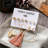 Fashion Gold Hoop Earrings Set Women Pearl Hoop Earrings Oversize Metal Circle Punk Earring 2022 Female Fashion Jewelry Dangler daiiibabyyy