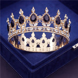 Daiiibabyyy Purple Crown Metal Circle Diadem Girls Birthday Party Diadem Queen Tiaras Wedding Hair Jewelry Bridal Headdress