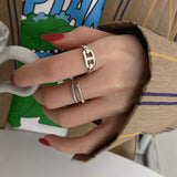 Pig Nose Ring for Women Opening Resizeable Women Ring Temperament Women's Ring  Engagement Ring  Jewelry for Women daiiibabyyy