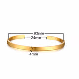 Daiiibabyyy Bangle Bracelet Men, Cuff Bracelets, Stainless Steel Bracelet, Dainty Brazalets, Minimalist Bracelet Jewelry, Cuffs Bangles