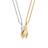 2Pcs Hold Hands Magnetic Couple Necklace Lovers Hand In Hand Pendant Necklace for Women Men Fashion Jewelry Gift 2022 New Trend daiiibabyyy