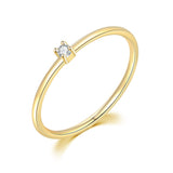 Daiiibabyyy Little Thin Dainty Pinky Rings For Women Gold Color Zirconia Wedding Engagement Bride Finger Ring Jewellry Fashion Jewelry R246