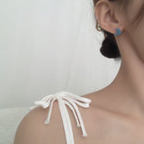 Elegant French Retro Matte Heart Small Earrings for Women Fashion Paint Ear Nails Metal Statement Earrings 2021 Trend Jewelry daiiibabyyy