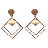 2021 New Fashion Simple Earrings For Women Exaggerated Wild Stone Geometric Shapes Marble Jewelry Gifts Banquet Girls daiiibabyyy