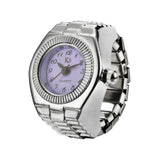 New Individuality Vintage Punk Elastic Stretchy Quartz Watch Rings for Women Man Hip-hop Couple Accessories daiiibabyyy