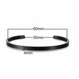 Daiiibabyyy Bangle Bracelet Men, Cuff Bracelets, Stainless Steel Bracelet, Dainty Brazalets, Minimalist Bracelet Jewelry, Cuffs Bangles