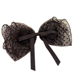 Spring New Oversized Bow Hair Accessories Big Bow Mesh Dots Hair Hoop Oversized Bow Lace  Flower Ribbon Hair Clip Hairpins daiiibabyyy