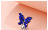 1Pc Crystal Butterfly Fake Nose Ring Non Piercing Clip On Nose Ring Indian Style Nose Cuff Fake Piercing Septum Nariz Jewelry daiiibabyyy
