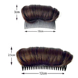 Daiiibabyyy New Hair Enhancing Puffy Bangs Fluffy Hair Pad Hairpin Synthetic False Hair Clip In Black Brown Natural DIY Hair Style