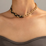 Lost Lady New Style Fashion Chain Rice Beads Ladies Necklace With The Same Paragraph Birthday Gift Necklace Jewelry Wholesale daiiibabyyy