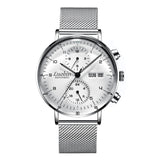 Daiiibabyyy Mens Fashion Mechanical Watches Business Automatic Wristwatch Stainless Steel Luminous Designer Clock Reojes De Hombre New 2024