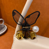 Female Summer Bangs Shark Clip Korea Adjustable Mesh Rabbit Ear Hair Claws Accessories for Women Small Side Girls Hairpin daiiibabyyy