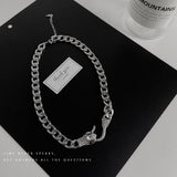 2022 High Quality Clavicle Blade Statement Women Gold Silver Color Stainless Steel 50+5cm Snake Choker Necklace Chains daiiibabyyy