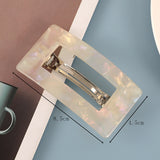 Fashion Acetate Geometric Hair Clips for Women Girl Headband Sweet Hairpins Large Size Hairclip Long Barrettes Hair Accessories daiiibabyyy