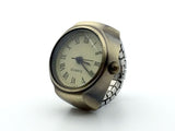 New Individuality Vintage Punk Elastic Stretchy Quartz Watch Rings for Women Man Hip-hop Couple Accessories daiiibabyyy
