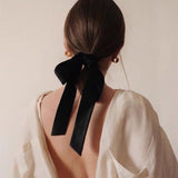 Soft Velvet Hair Scrunchies For Women Bow Streamer Hair Tie Girls Elastic Hair Bands Ponytail Holder Girls Hair Accessories daiiibabyyy