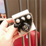 Vintage pearl pendant 5 pearls brooch luxury jacket flowers Lapel Pins Brooches Bow Fabric Jewelry for Women daiiibabyyy