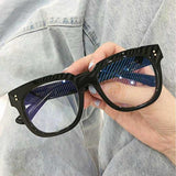 Anti Blue Light Blocking Glasses Women Men Computer glasses 2022 Retro Square blue light Clear fake Eye glasses frame for women