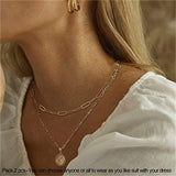 Fashion European and American Double Necklace For Women New Retro Fashion A-Z Letter Necklace First Letter Customized Gift Party daiiibabyyy