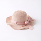Fashion Women Lace Flowers Church Hat With Floral Summer Wide Brim Cap Elegant Sun Hats Beach Sun Protection Caps daiiibabyyy