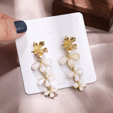 2022 new fashion retro flower series earrings jewelry, creative lovely woman foe earrings Korea jewelry wholesale party gifts daiiibabyyy