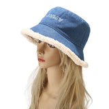 Plus velvet Bucket Hat Man Women Winter Outdoor Sports Hip Hop Cap Cotton Fishing Sun Hat Panama For Girls and Boys daiiibabyyy
