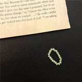 Bohemian Mini Beads Rings For Women Fashion Jewelry Gift Multi Color Crystal Freshwater Pearl Handmade Rings Elastic Adjustable daiiibabyyy