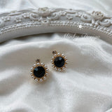 Stud Earrings for Women 2022 New Retro Crystal Pearl Round Earrings Without Ear Hole Clip Jewelry Accessories Wholesale daiiibabyyy